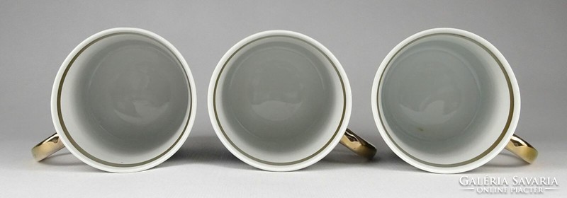 1O523 Jelzett lengyel Jarolina porcelán csésze bögre 3 darab