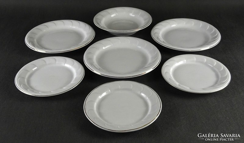 1O519 gilded snow-white Raven House porcelain tableware