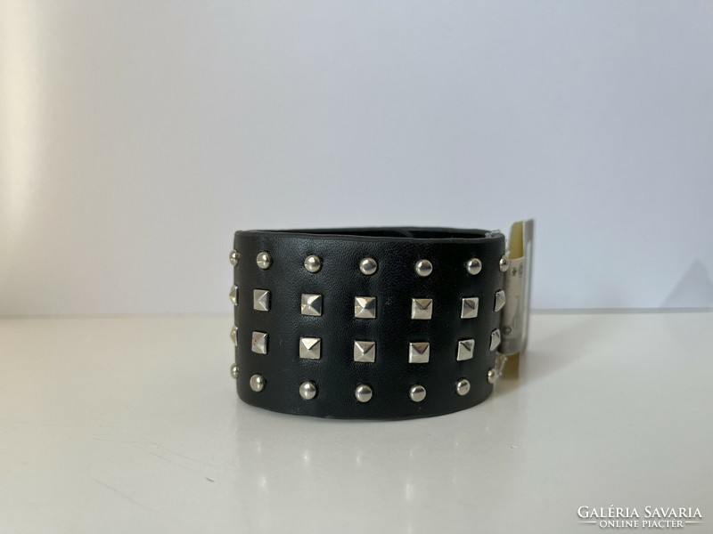 Studded leather bracelet, brand new