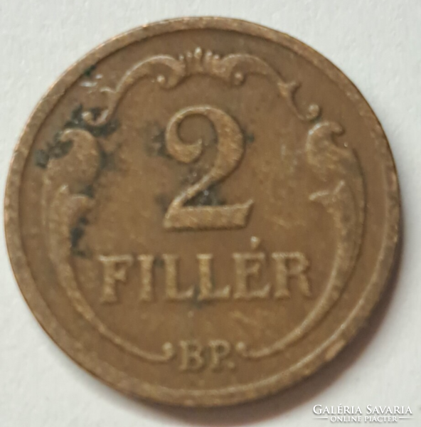 1935. Hungary 2 pennies (538)