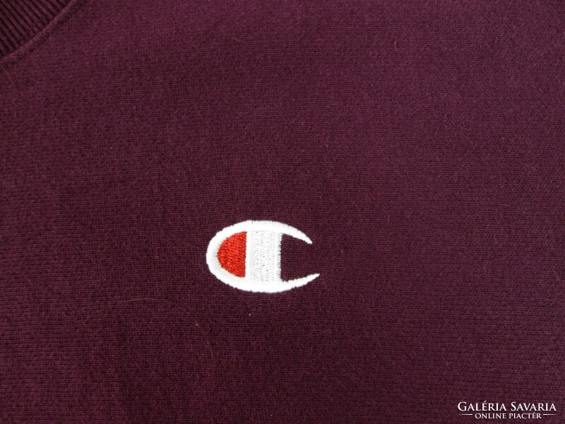 Original champion (xs) burgundy women's pullover top