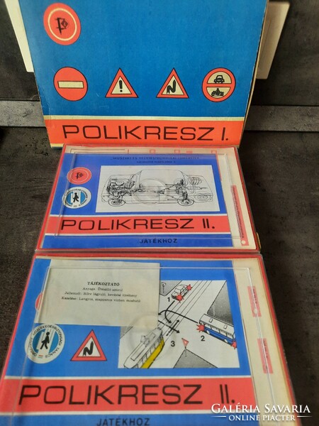 Polycresz board games, 3 pcs. From 1976