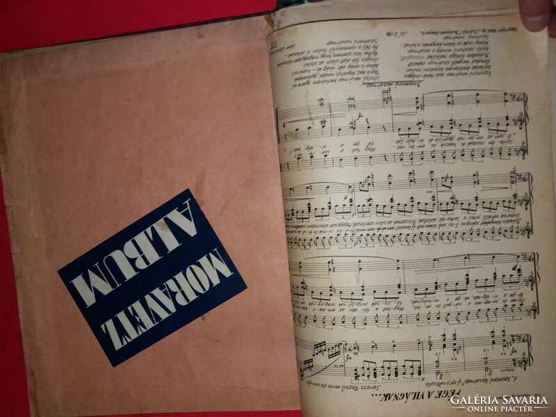 Antique 1947 Christmas songs sheet music Marnitz, Moravecz csárdás and Palatine albums bound together