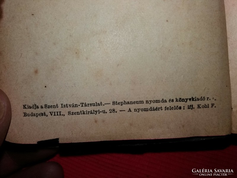 1937 Sík Sándor-Schütz Antal: Imádságos könyv a képek szerinti állapotban Apostoli szentszék kiadása