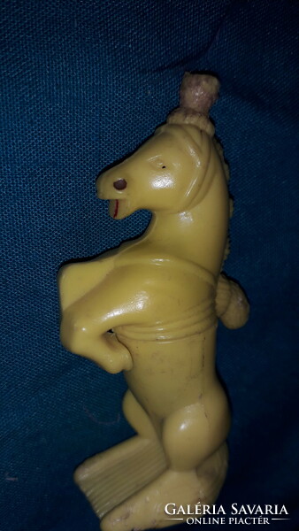 Retro paper shop plastic horse figure used to be a scented eraser holder according to the pictures
