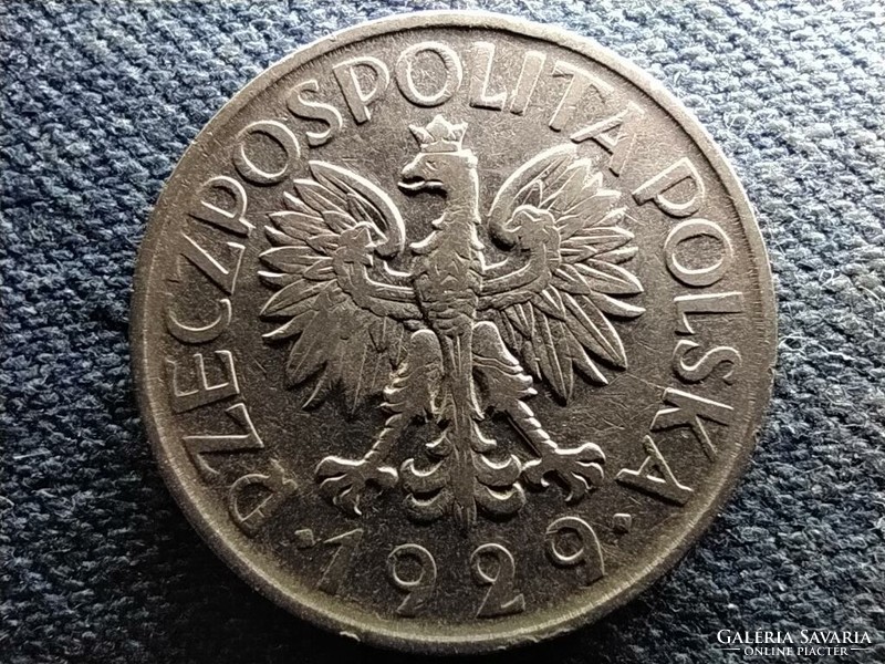 Poland 1 zloty 1929 w (id71677)