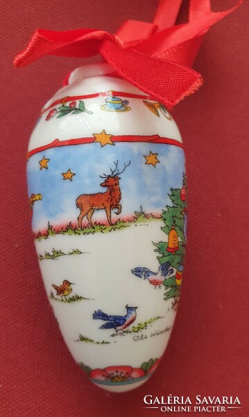 Hutschenreuther German porcelain Christmas ornament 2015 prop decoration