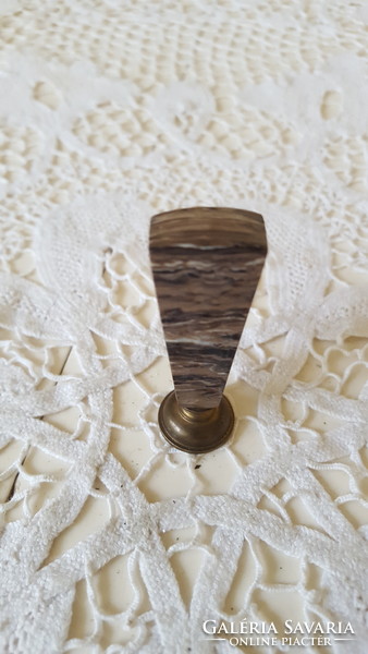 Copper stamp with marble pattern and vinyl handle