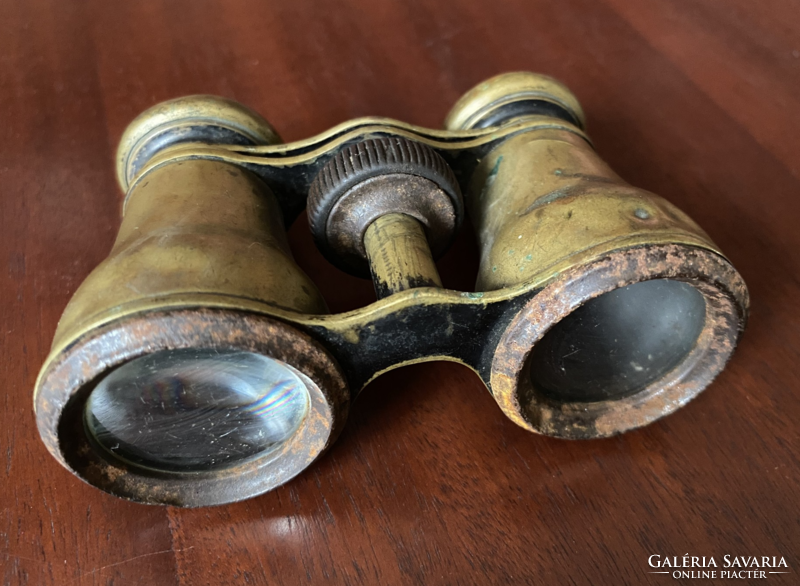 Old copper telescope, spotting scope