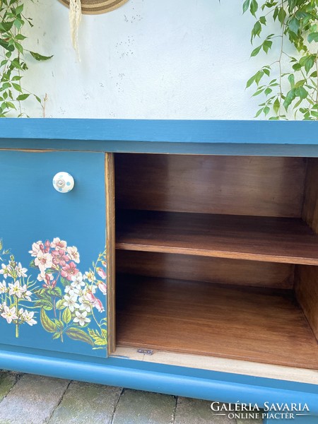 Turquoise vintage chest of drawers