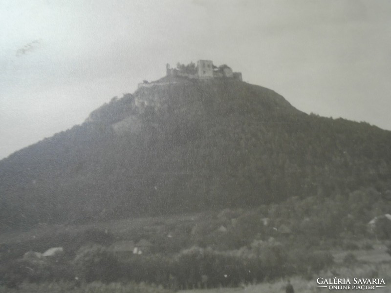 D198413 garland castle - borsod a.Z. Vm., Old large-scale photo from the 1940s-50s, mounted on cardboard