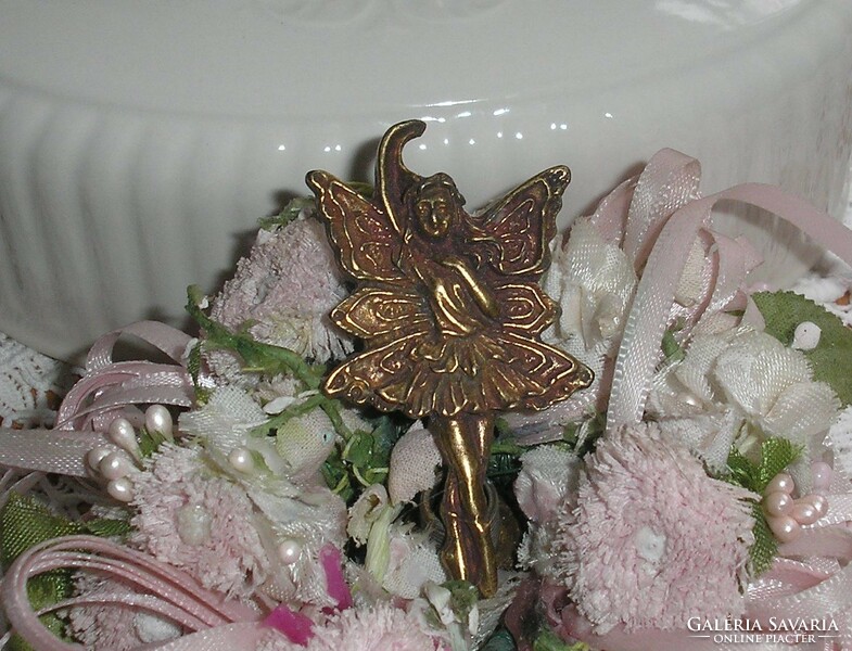 Flower fairy metal ornament decoration