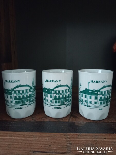 Zsolnay porcelán pohár Harkány
