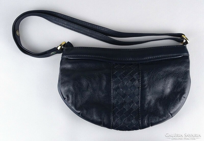 1O764 dark blue Uruguayan women's leather bag handbag