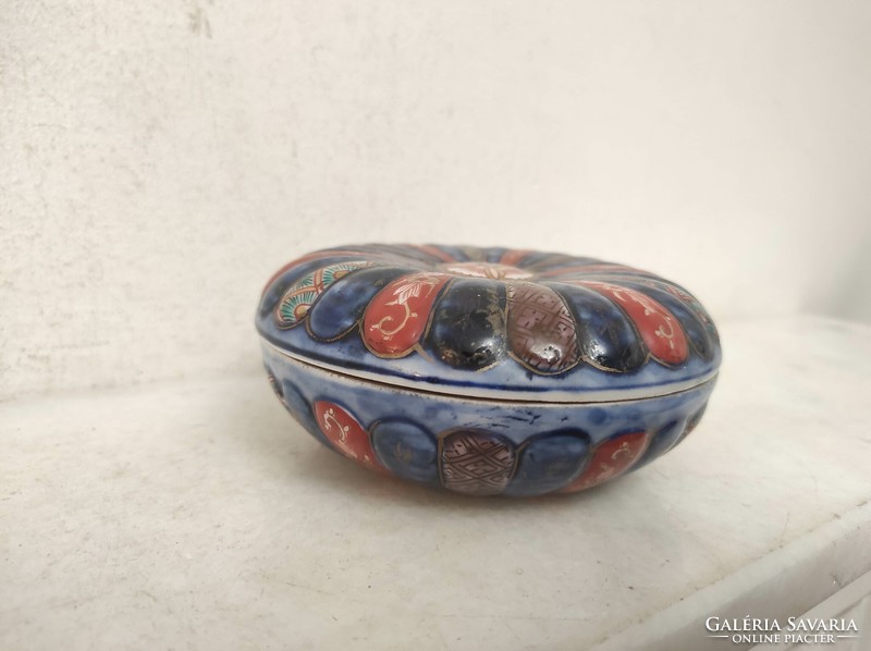 Antik kínai porcelán festett bonbonier 609 7666