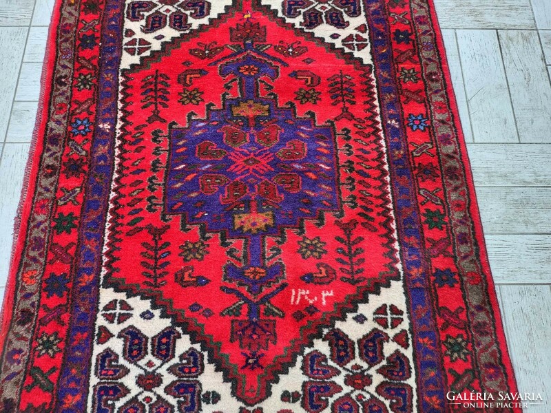 Hamadan hand-knotted 106x146 cm wool Persian rug bfz430