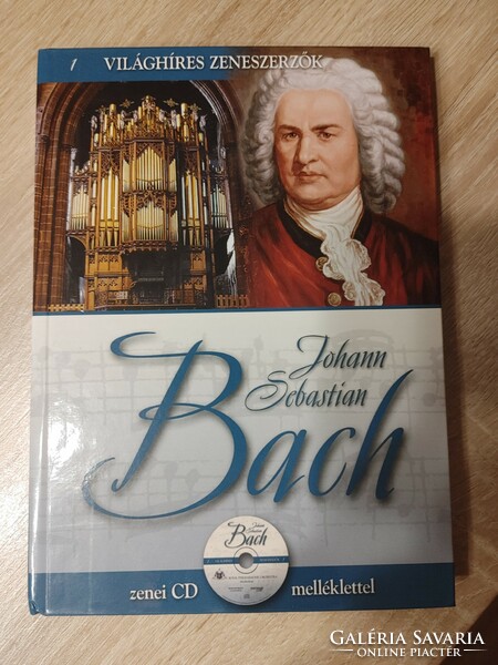World famous composers johann sebastian bach book+cd new