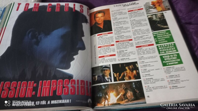 1996 editions of the annual cinema magazine, collected in a book of the cinema magazine