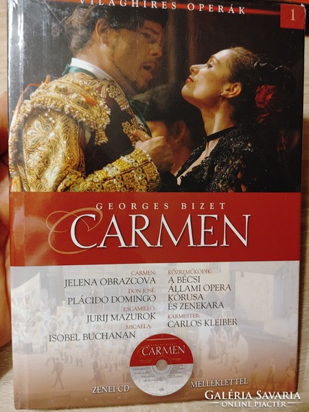 World famous operas Georges Bizet Carmen book+cd new unopened
