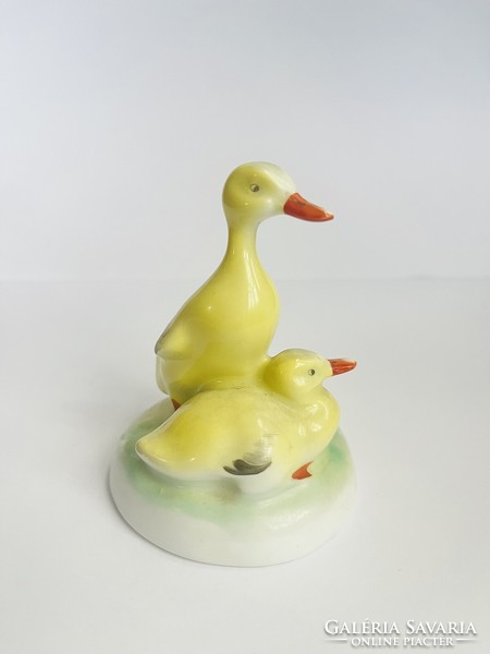 Pair of Aquincum porcelain ducks