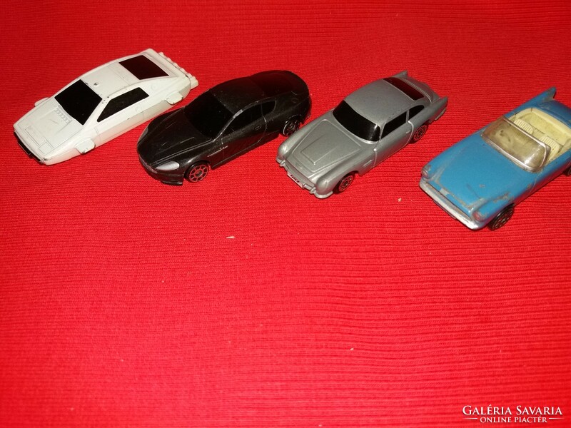 Quality metal toy car set james bond 007 4pcs into one according to pictures in description list of types