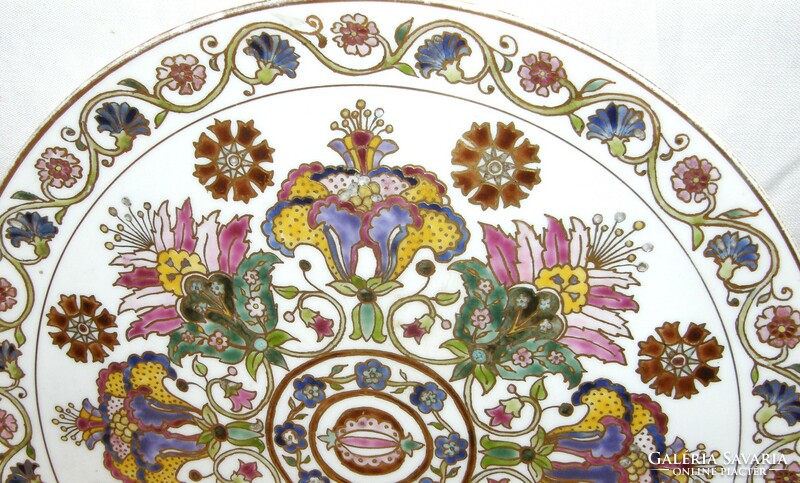 Antique xix. No. Klasterec porcelain wall plate - wall decoration - 31 cm