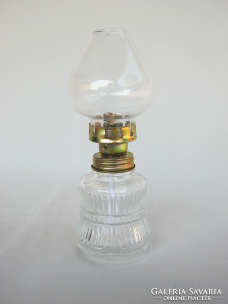 Small glass kerosene lamp