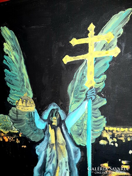 Archangel Gabriel, Budapest, Heroes' Square