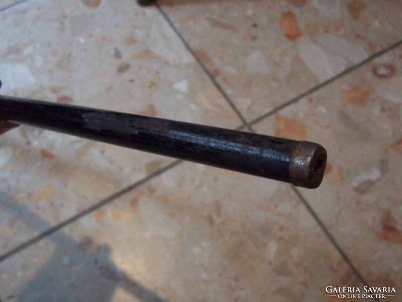 Very old silver walking stick