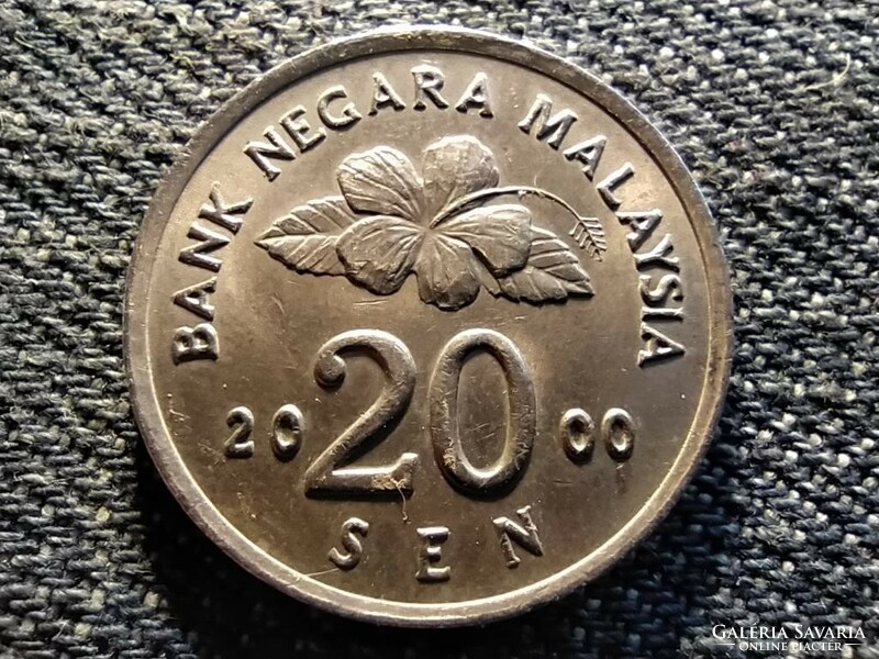 Malajzia Agong 20 sen 2000 (id25316)