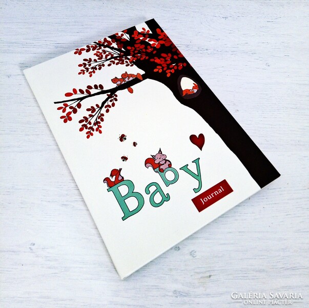 Baby book - new baby diary in English