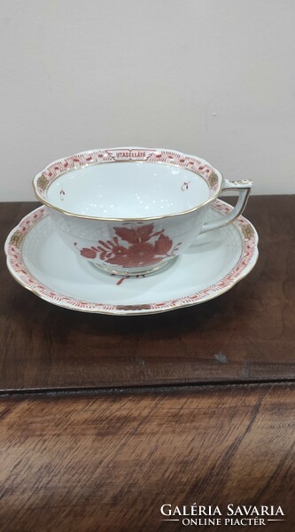 Appony orange tea set from Herend