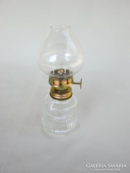 Small glass kerosene lamp