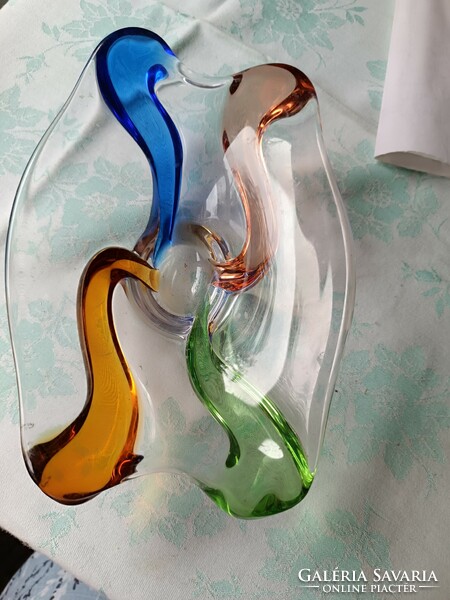 Glass five-color centerpiece (23x15)
