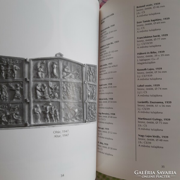 Catalog of the exhibition of the works of Ferenc Ccúcs, 1996