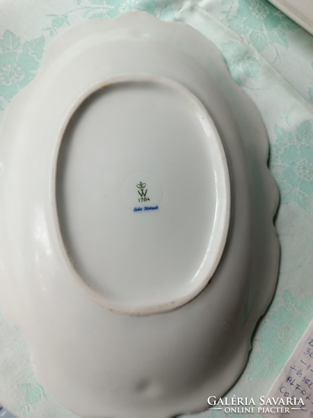 Porcelain (echt cobalt w) bowl (33x22 cm)