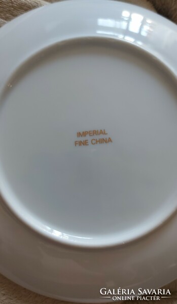 Imperial fine china gilded plate