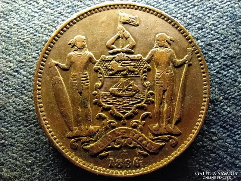 Malaysia British North Borneo 1 cent 1886h (id69467)
