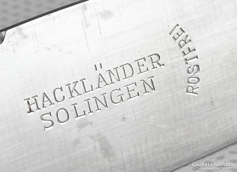 1O422 Angol jelzett ezüst evőeszköz készlet Solingen késekkel 25 darab