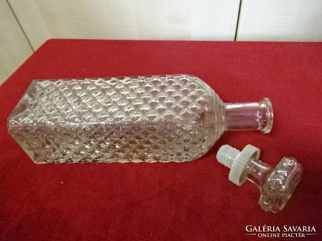 Yugoslavian cognac bottle, total height 30 cm. Jokai.