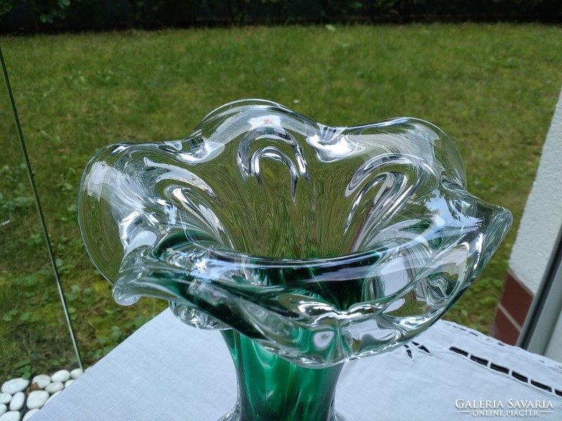 Jelzett RGH Römische Glashütte váza