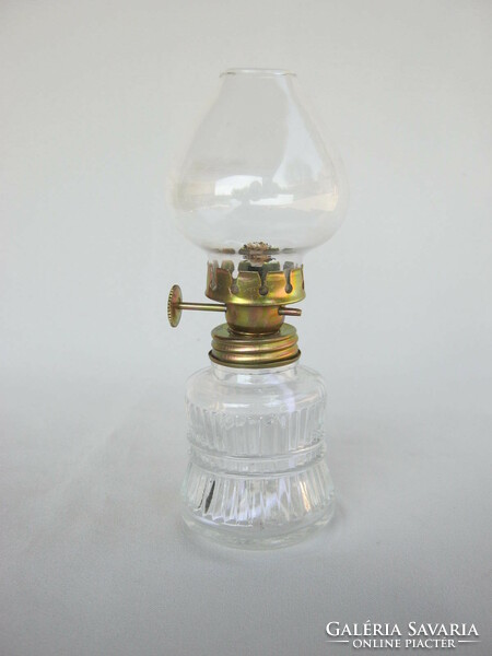 Small glass kerosene lamp