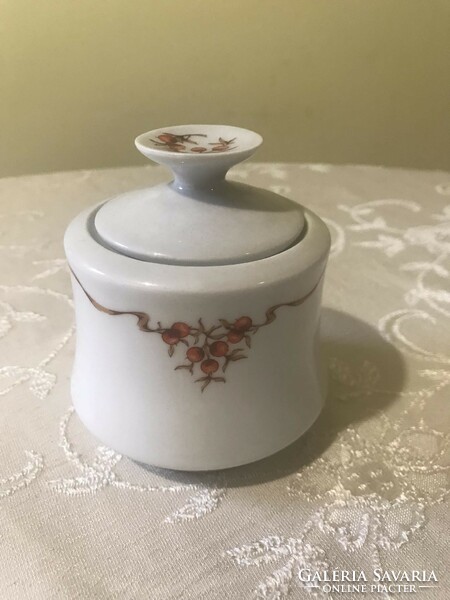 Alföldi porcelain rosehip pattern - sugar bowl