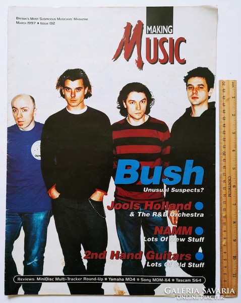 Making Music magazin 97/3 Bush Jools Holland David Bowie Bob Marley