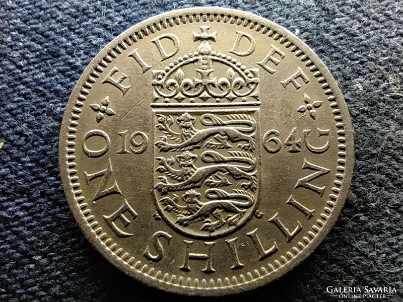 Anglia II. Erzsébet (1952-) 1 Shilling 1964  (id80664)