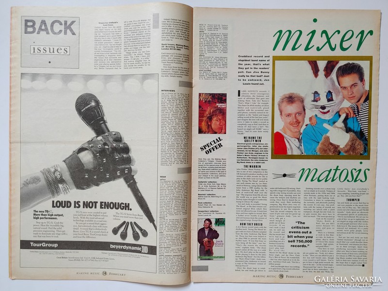 Making Music magazin 90/2 The Mission Jive Bunny Fish Def Leppard Queen Rolling Stones