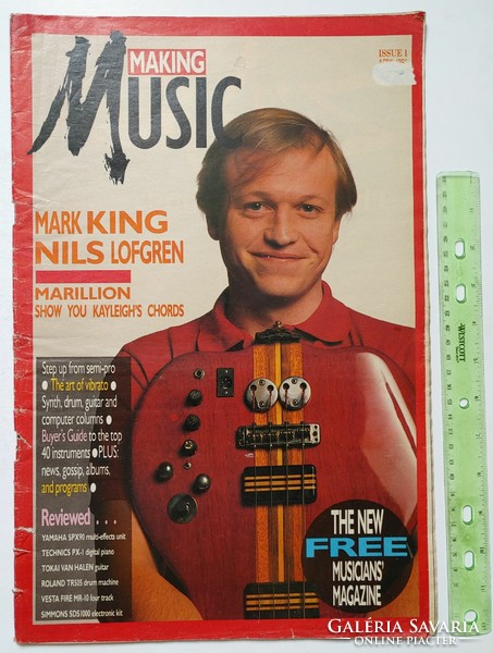 Making Music magazin 86/4 Level 42 Lofgren Marillion Eurythmics Depeche Mode