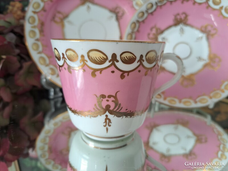 Antique tea cup with cake plate