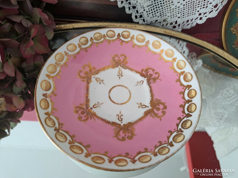 Antique tea cup with cake plate