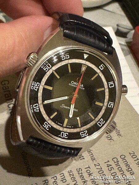 Omega large automatic chronostop watch for sale! Price: 799.000.-